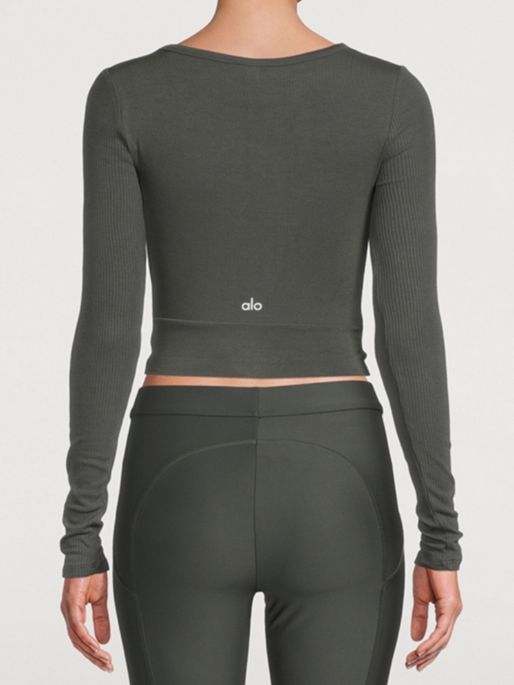Alo Cover Wrap Long-Sleeve T-Shirt - Picture 3 of 10
